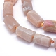 Frosted Natural Sunstone Beads Strands(G-L552B-05)-2