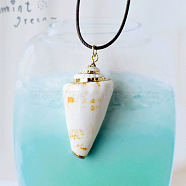 Natural Conch and Shell Pendant Necklaces(YJ0466-1)
