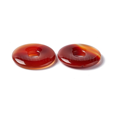 pendentifs en agate rouge naturelles(G-I331-01E)-3