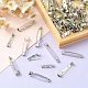 100Pcs 4 Size Iron Brooch Findings(IFIN-YW0001-63)-5