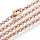 Iron Rolo Chains Necklace Making(X-MAK-R015-60cm-R)-1