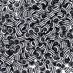 Round Striped Resin Beads, Black, 6x5mm, Hole: 1.8~2mm, 500pcs(RESI-PA0001-60B)