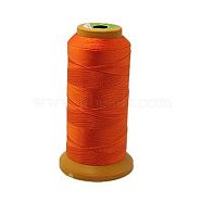 Nylon Sewing Thread, Coral, 0.5mm, about 260~300m/roll(NWIR-G004-0.5mm-13)