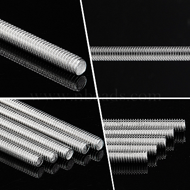 304 Stainless Steel Fully All Threaded Long Screw(FIND-WH0112-86)-6