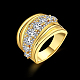 Brass Micro Pave Cubic Zirconia Finger Rings(RJEW-BB39437-G-7)-2