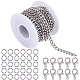 1Roll Aluminium Curb Chains(CHA-BM0001-05P)-1