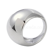 304 Stainless Steel Ion Plating(IP) Rings, Stainless Steel Color, US Size 7 1/2(17.7mm)(RJEW-R314-06P)