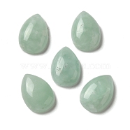 Natural Glass Cabochons, Teardrop, 14x10x4mm(G-N343-09)