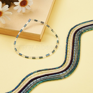 7 Strands 7 Style Electroplate Glass Beads Strands(EGLA-YW0001-24)-6