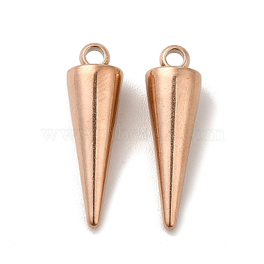 Rose Gold Cone 304 Stainless Steel Pendants