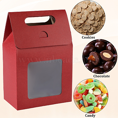 Rectangle Paper Gift Boxes with Clear Window(CON-WH20003-02E)-4