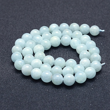 Natural Aquamarine Beads Strands(G-P342-10B-8mm-AB+)-3