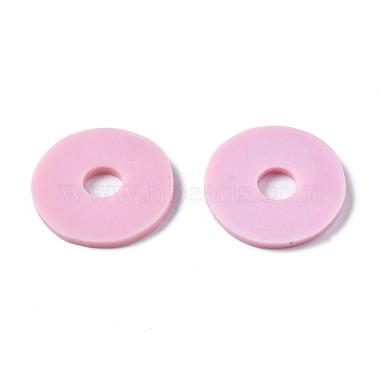 Flat Round Handmade Polymer Clay Beads(CLAY-R067-12mm-26)-7