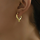 304 Stainless Steel Hoop Earrings(LD9204)-4