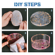 Juegos de moldes de silicona para tapetes para tazas superfindings(DIY-FH0002-21)-5