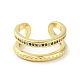 Real 18K Gold Plated Brass Micro Pave Cubic Zirconia Open Cuff Rings(RJEW-M170-06G-01)-2