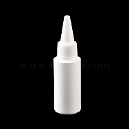30ml Plastic Glue Bottles, Not Include Bottle Cap, White, 7.6x2.9cm, Capacity: 30ml(DIY-WH0002-06A-30ml)