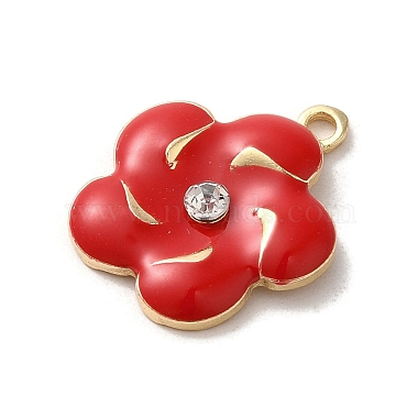 Flower Alloy Enamel Pendants(ENAM-A007-03KCG-04)-2