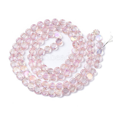 Electroplate Transparent Glass Beads Strands(EGLA-Q125-001B)-2