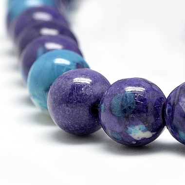 Synthetic Ocean White Jade Beads Strands(G-S254-6mm-C06)-4