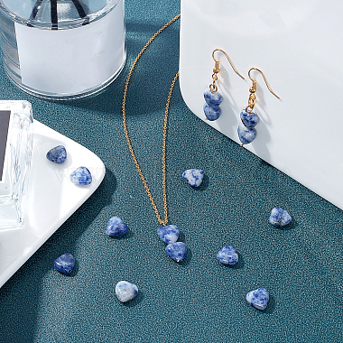 Brins de perles de jaspe à taches bleues naturelles sunnyclue(G-SC0002-09H)-5
