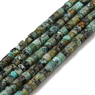 Natural African Turquoise(Jasper) Beads Strands, Flat Round/Disc, Heishi Beads, 3x2mm, Hole: 0.8mm, about 167pcs/strand, 15.16 inch(38.5cm)(G-C084-D03-02)