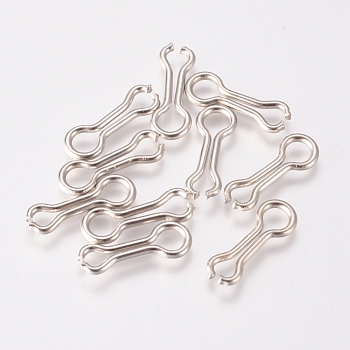 Stainless Steel Fishing Swivel Tackle Accessories, for Fishing Supplies, Stainless Steel Color, 16x5.5x1mm