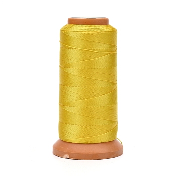 Polyester Threads, for Jewelry Making, Gold, 0.25mm, about 874.89 yards(800m)/roll