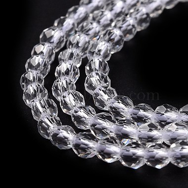 Transparent Glass Beads Strands(GLAA-H021-04-29)-5