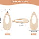 Elite 2 Sets Hollow Wooden Big Pendants(WOOD-PH0002-28)-3