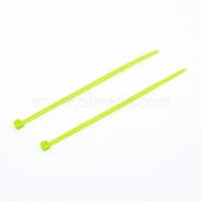 Plastic Cable Ties, Tie Wraps, Zip Ties, Green Yellow, 100x4.5x3.5mm, 100pcs/bag(KY-CJC0004-01K)