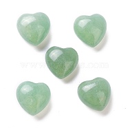 Natural Green Aventurine Heart Love Stone, Pocket Palm Stone for Reiki Balancing, 15x15x9.5mm(G-F708-02)