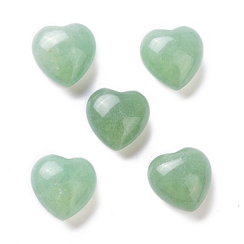Natural Green Aventurine Heart Love Stone, Pocket Palm Stone for Reiki Balancing, 15x15x9.5mm