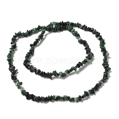 Natural Ruby in Zoisite Beads Strands(G-M205-90)-2