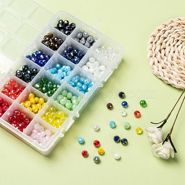 Perles de verre galvanisées 18 couleurs(EGLA-JP0002-03B-8mm)-5