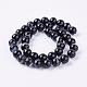 Natural Black Agate Beads Strands(G-K173-06-4mm)-1
