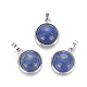 Natural Lapis Lazuli Pendants(G-L512-B05)-1