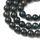 Natural Indian Bloodstone Beads Strands(G-G954-02-8mm)-2