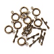 Tibetan Style Alloy Toggle Clasps(X-MLF10259Y-NF)-1