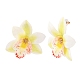 布の花のスタッドイヤリング(FS-WG643B1-06)-1