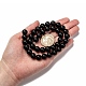 Chapelets de perles perles en agate noire naturelle(X-G-D543-10mm)-4