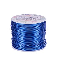 Round Aluminum Wire, Blue, 17 Gauge, 1.2mm, about 380.57 Feet(116m)/roll(AW-BC0001-1.2mm-01)