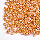 DIY Craft Beads 12/0 Opaque Colors Lustered Round Glass Seed Beads(X-SEED-A012-2mm-130)-1