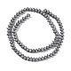 Electroplated Natural Lava Rock Beads Strands(G-A234-F02-01G)-2