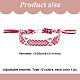 12Pcs 12 Colors Polyester Braided Cord Bracelets Set(BJEW-AN0001-56)-7