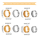 8Pcs 8 Style 201 Stainless Steel Grooved Finger Ring Settings(MAK-UN0001-37)-5