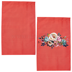 Polyester Garden Flag, for Home Garden Yard Office Decorations, Red, 45.1x30.2x0.03cm(AJEW-WH0118-87G)