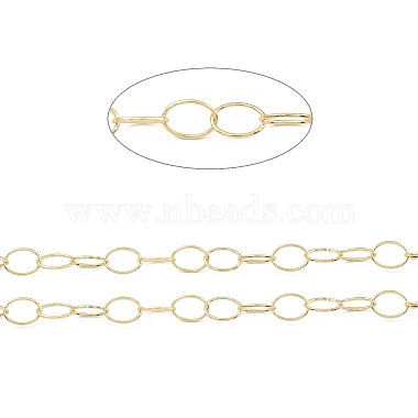 Brass Oval Link Chains(CHC-M025-06G)-2