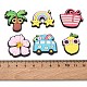 夏をテーマにしたPVCプラスチック製カボション(PL-CBAEA65-03)-3