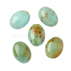 Natural African Turquoise(Jasper) Cabochons, Oval, 16.5x12~12.5x5.5mm(X-G-S398-02C)